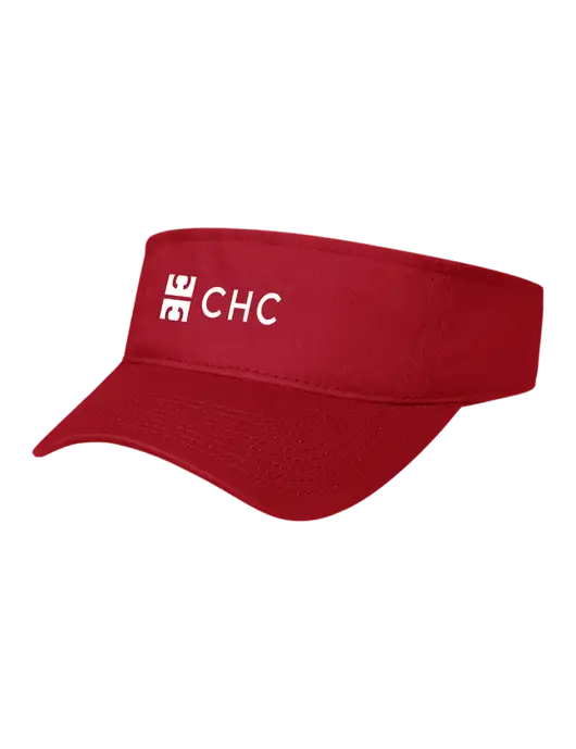 Red Cap Visor w/CHC Logo
