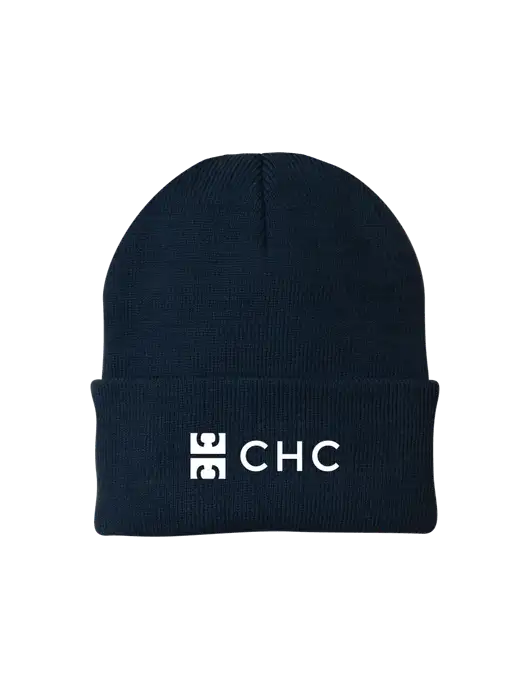 Navy Knit Cap w/CHC Logo