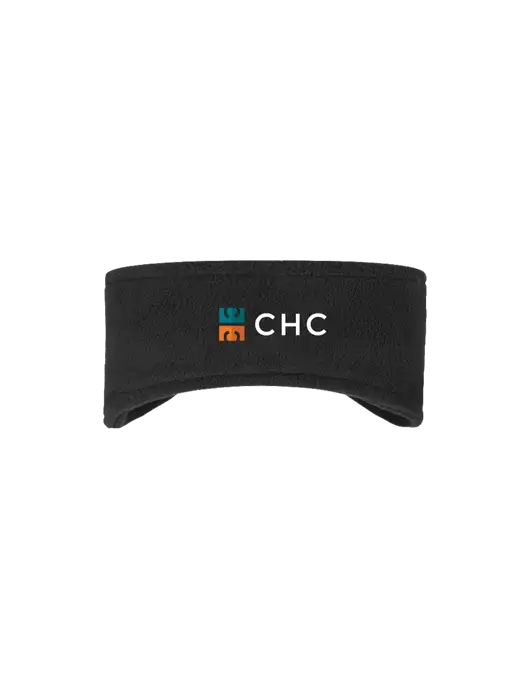 Black Stretch Fleece Headband w/CHC Logo