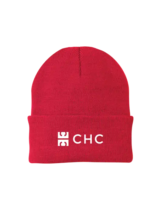 Red Knit Cap w/CHC Logo