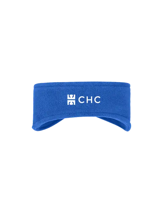 Royal Stretch Fleece Headband w/CHC Logo
