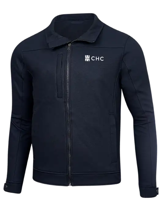 Cornerstone Navy Duck Bonded Soft Shell Jacket w/CHC Logo