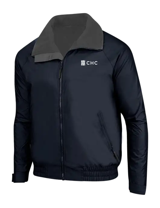 True Navy/Grey Heather Classic Competitor Jacket w/CHC Logo