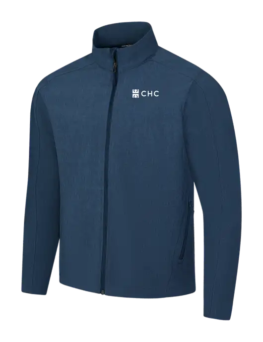 Navy Heather Core Soft Shell Jacket w/CHC Logo