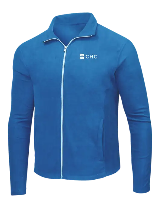 Light Royal Microfleece Jacket w/CHC Logo