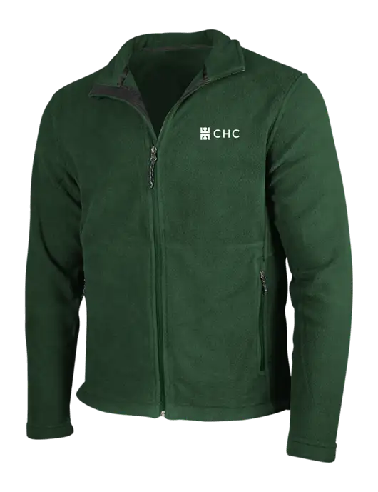 Dark Green Fleece Jacket w/CHC Logo