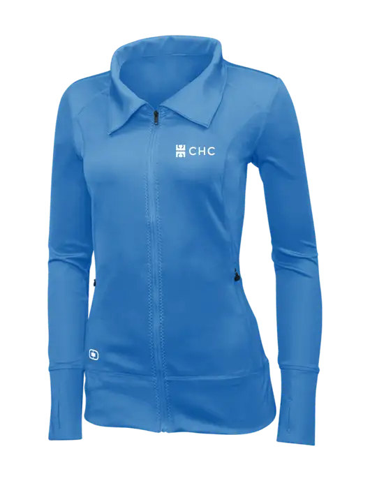 OGIO Royal Blue Womens Endurance Fulcrum Full-Zip w/CHC Logo