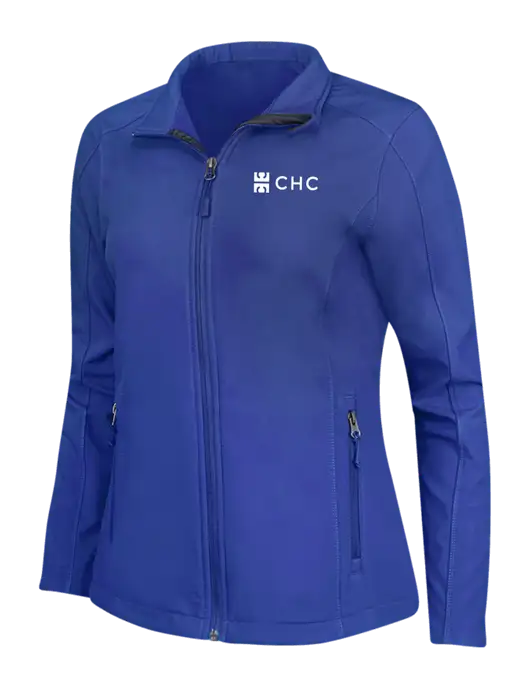 Dark Royal Womens Core Soft Shell Jacket w/CHC Logo
