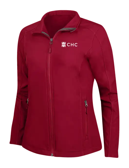 Red Womens Core Soft Shell Jacket w/CHC Logo