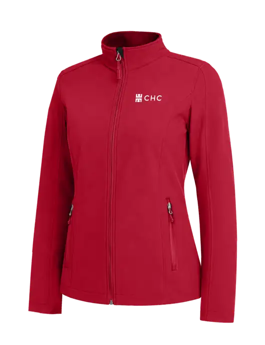 Red Womens Core Soft Shell Jacket w/CHC Logo