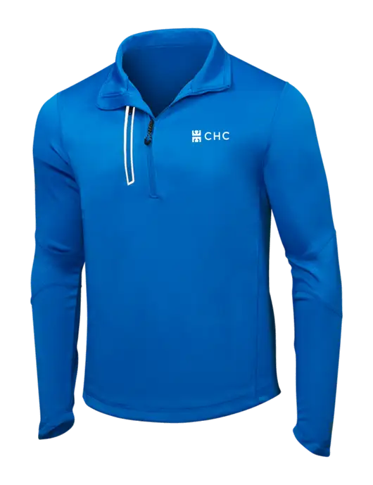 OGIO Electric Blue Endurance Fulcrum 1/4 Zip w/CHC Logo