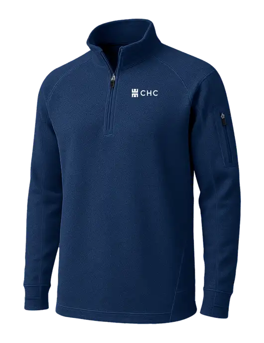 True Navy Tech Fleece 1/4 Zip Pullover w/CHC Logo