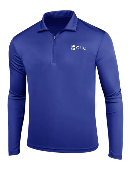 Dark Royal PosiCharge Competitor 1/4 Zip Pullover w/CHC Logo