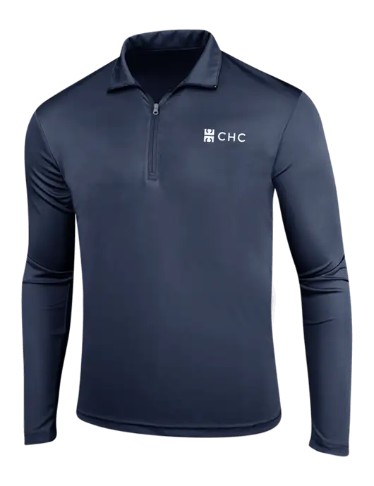 Navy PosiCharge Competitor 1/4 Zip Pullover w/CHC Logo