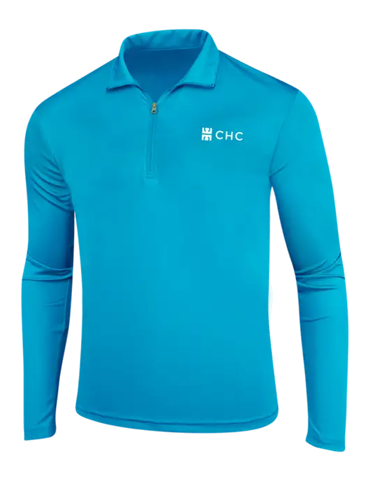 Sapphire Blue PosiCharge Competitor 1/4 Zip Pullover w/CHC Logo