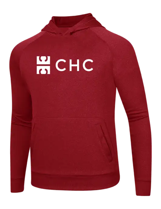 Tech True Red Fleece Hooded Sweatshirt w/CHC Logo