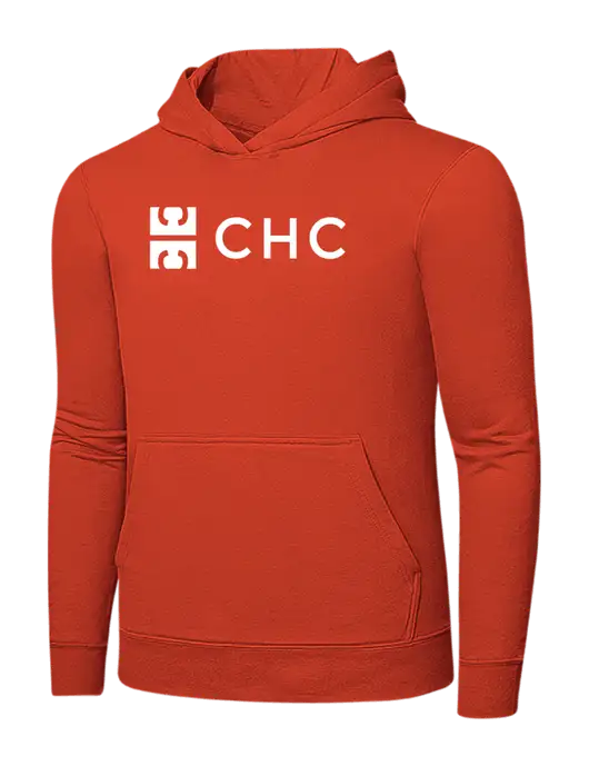 Orange 7.8 oz Ring Spun Hooded Sweatshirt w/CHC Logo