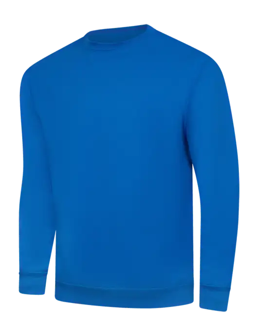 True Royal 9 oz 50/50 Cotton/Poly Crew Sweatshirt w/CHC Logo