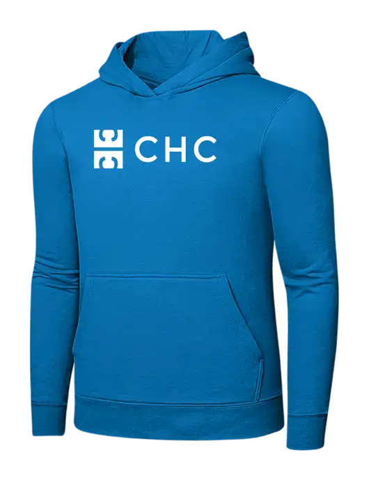 Medium Dark Sapphire 7.8 oz Ring Spun Hooded Sweatshirt w/CHC Logo