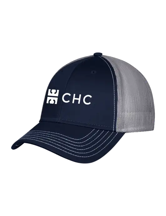 Navy & Grey Mesh Trucker Cap Snap Back w/CHC Logo