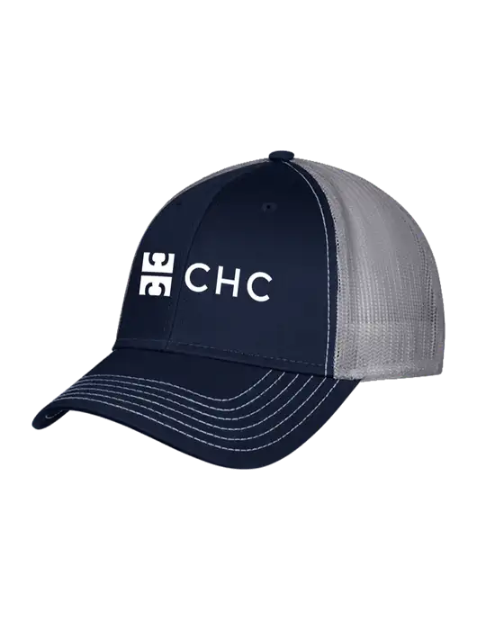 Navy/Grey Mesh Trucker Cap Snap Back w/CHC Logo