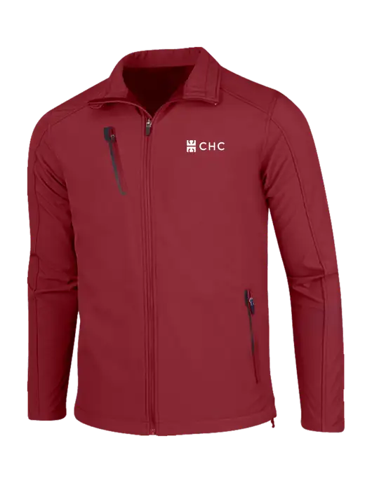 Dark Cardinal Welded Softshell Jacket w/CHC Logo