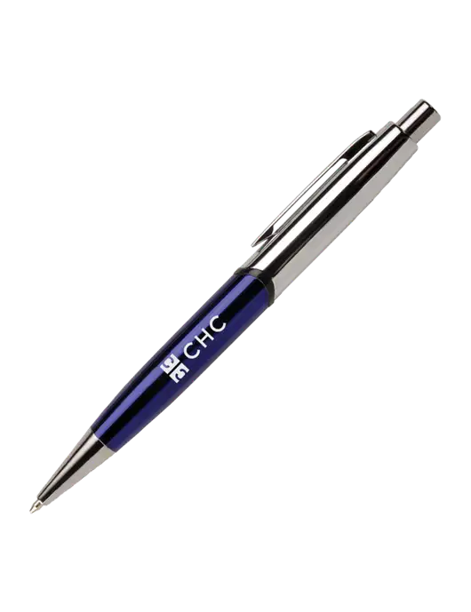 Chimera Blue Pen - Black Ink w/CHC Logo