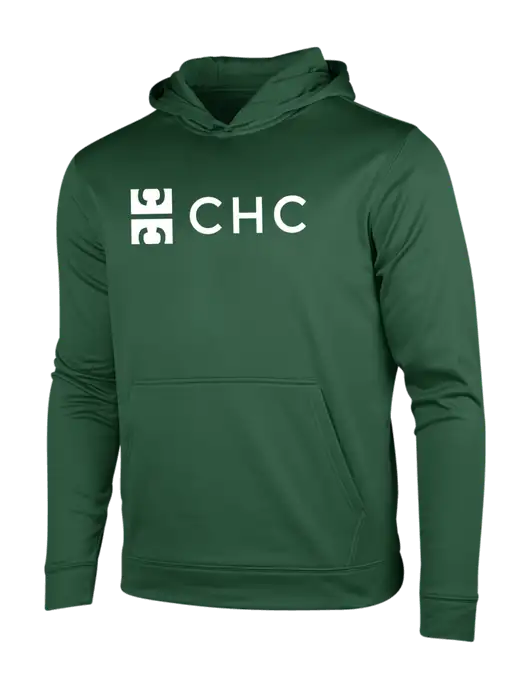 Forest Green Sport-Wick Fleece Hooded Pullover w/CHC Logo