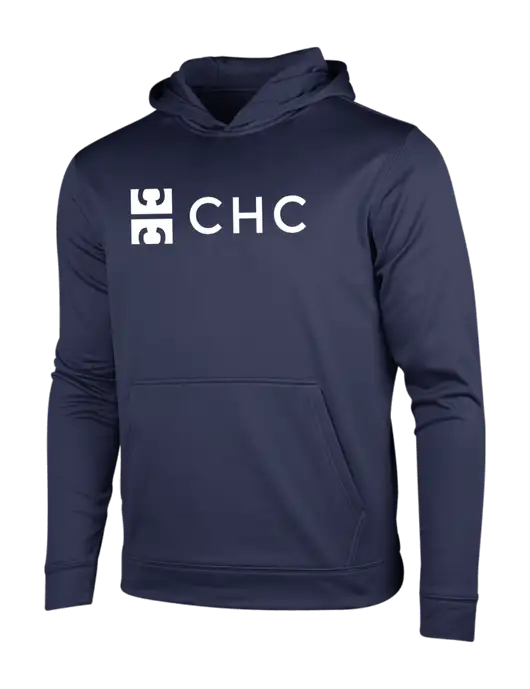 Navy Sport-Wick Fleece Hooded Pullover w/CHC Logo