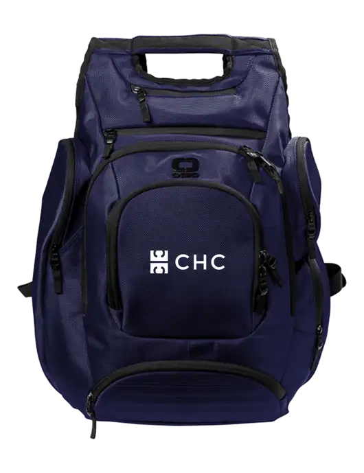 OGIO Navy Metro Ballistic Laptop Backpack w/CHC Logo