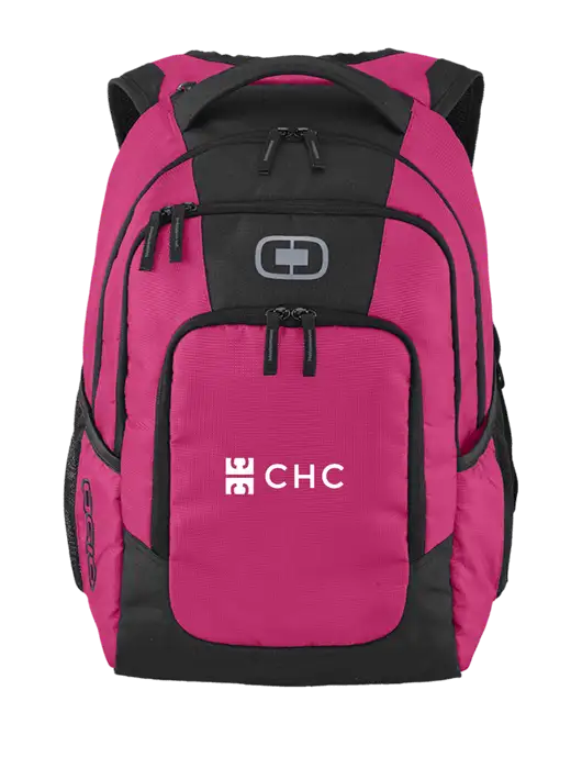 OGIO Flush Pink Logan Laptop Backpack
 w/CHC Logo