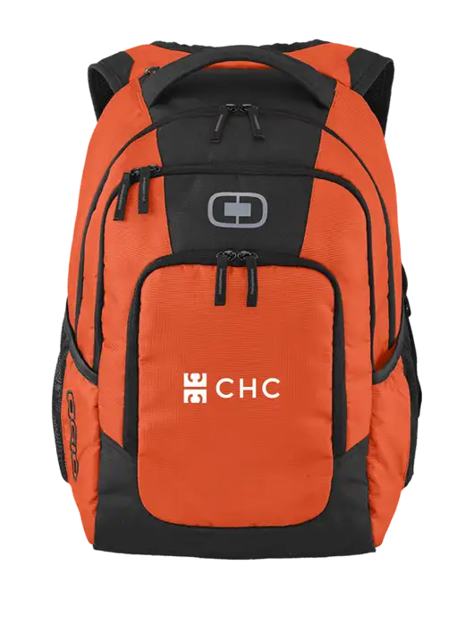 OGIO Orange Logan Laptop Backpack
 w/CHC Logo