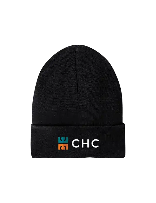 Recycled Black Beanie w/CHC Logo