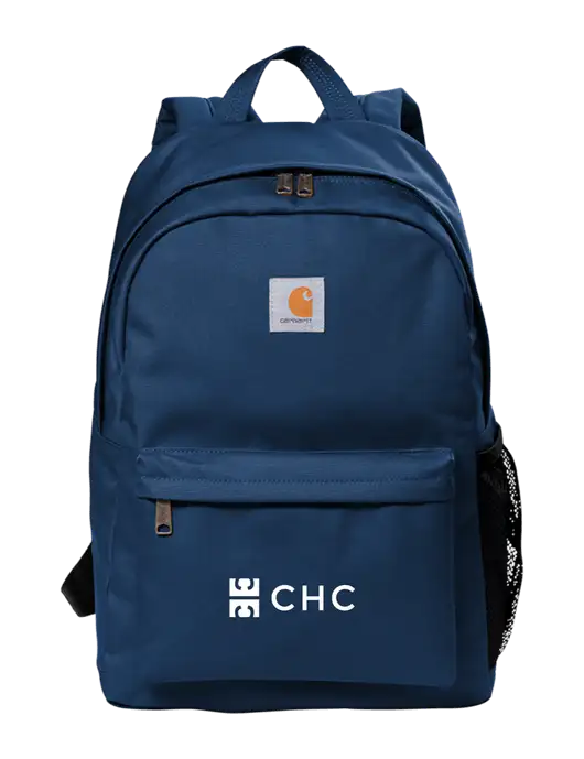 Carhartt Navy Canvas Backpack w/CHC Logo