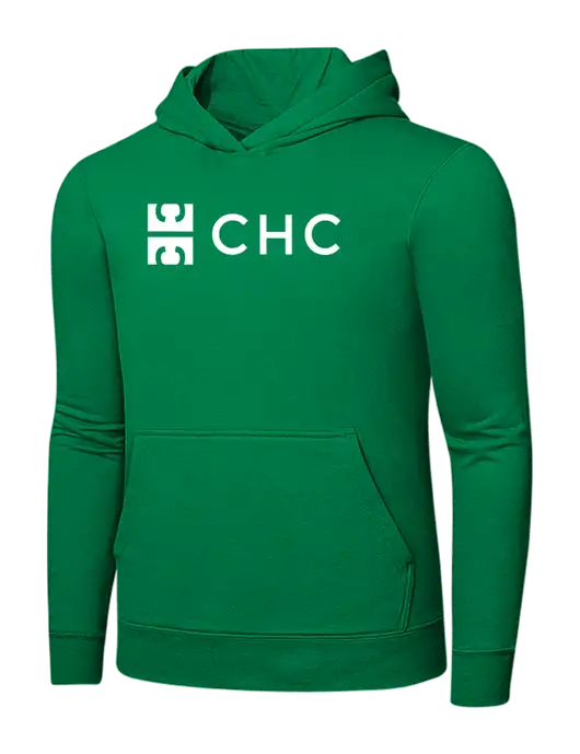 Dark Kelly Green 7.8 oz Ring Spun Hooded Sweatshirt w/CHC Logo