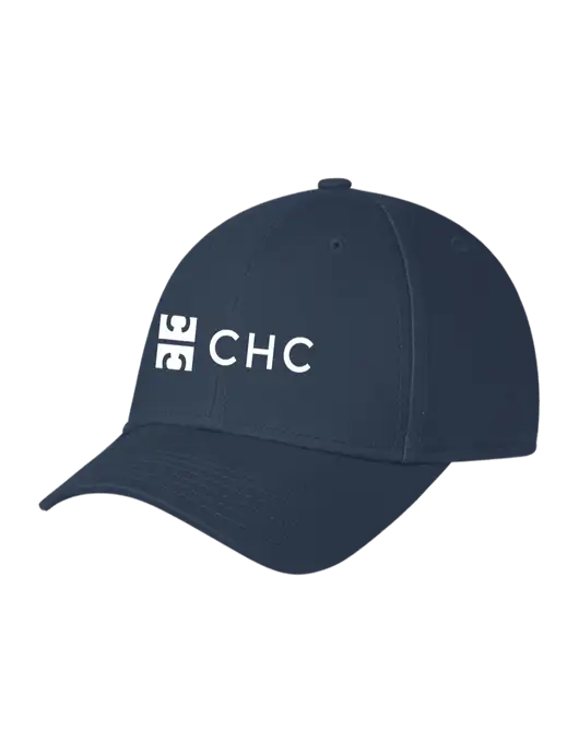 Navy Structured Cap Hook & Loop w/CHC Logo
