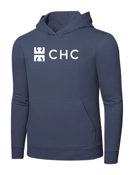 Steel Blue 7.8. oz Ring Spun Hooded Sweatshirt w/CHC Logo