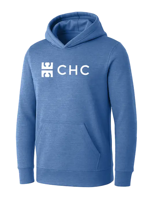 Womens Royal Heather Core Fleece Pullover Hooded Sweatshirt w/CHC Logo