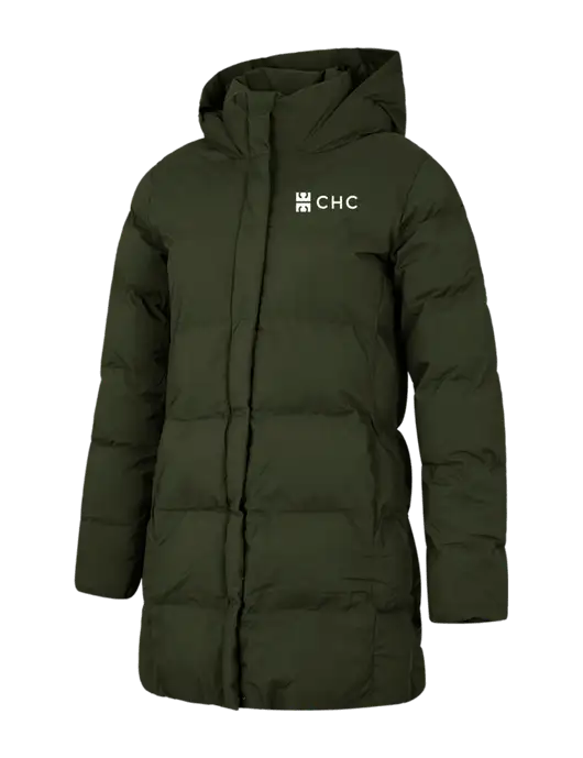 Mercer+Mettle Womens Dark Green Puffy Parka  w/CHC Logo