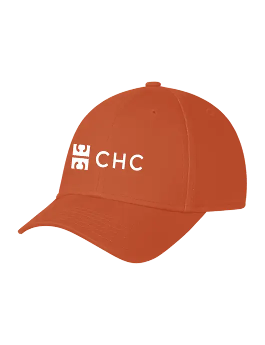Burnt Orange Structured Cap Hook & Loop w/CHC Logo