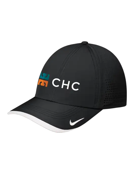Nike Black/White Dri-FIT Perforated Performance Cap w/CHC Logo