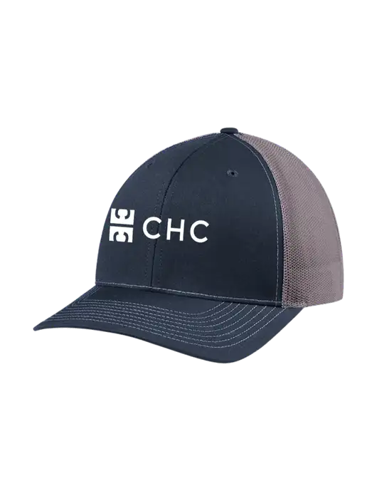 Richardson Adjustable Snapback Original 112 Trucker Cap Navy w/Charcoal Mesh w/CHC Logo