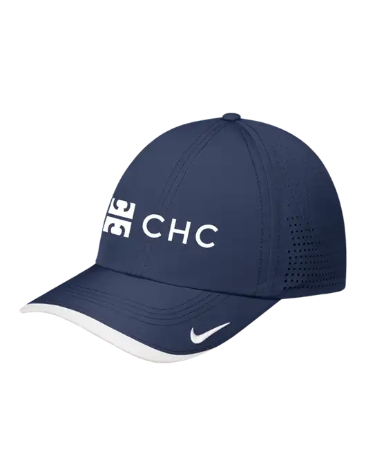 Nike Navy/White Dri-FIT Perforated Performance Cap w/CHC Logo