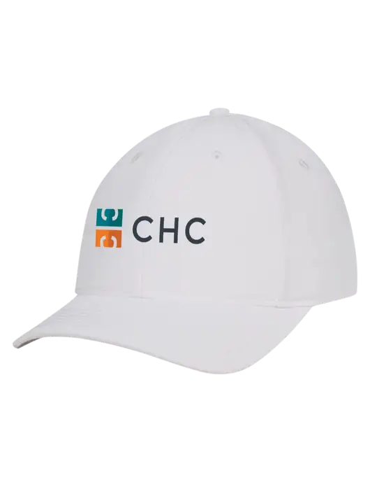 White Nylon Twill Performance Cap w/CHC Logo