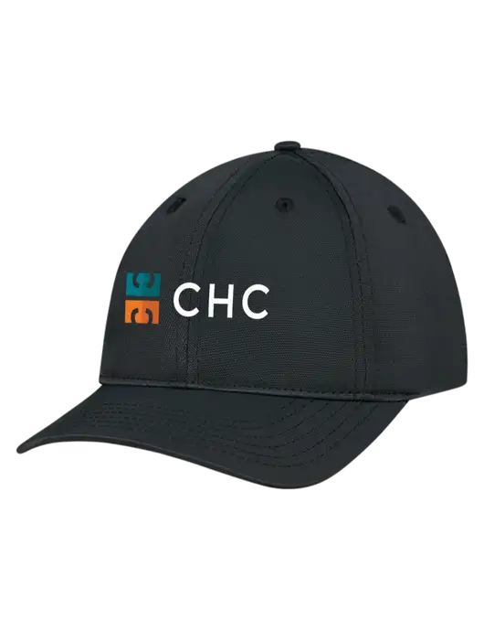 Black Nylon Twill Performance Cap w/CHC Logo