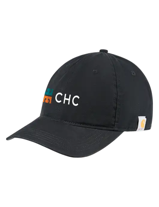 Carhartt Black Cotton Canvas Cap w/CHC Logo