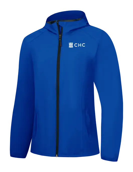 Womens Royal Essential Rain Jacket w/CHC Logo