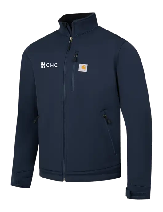 Carhartt Navy Crowley Soft Shell Jacket w/CHC Logo