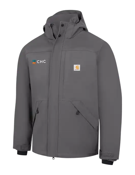 Carhartt Dark Grey Storm Defender Shoreline Jacket w/CHC Logo