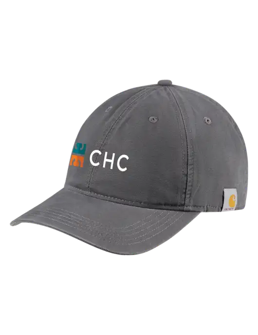 Carhartt Dark Grey Cotton Canvas Cap w/CHC Logo